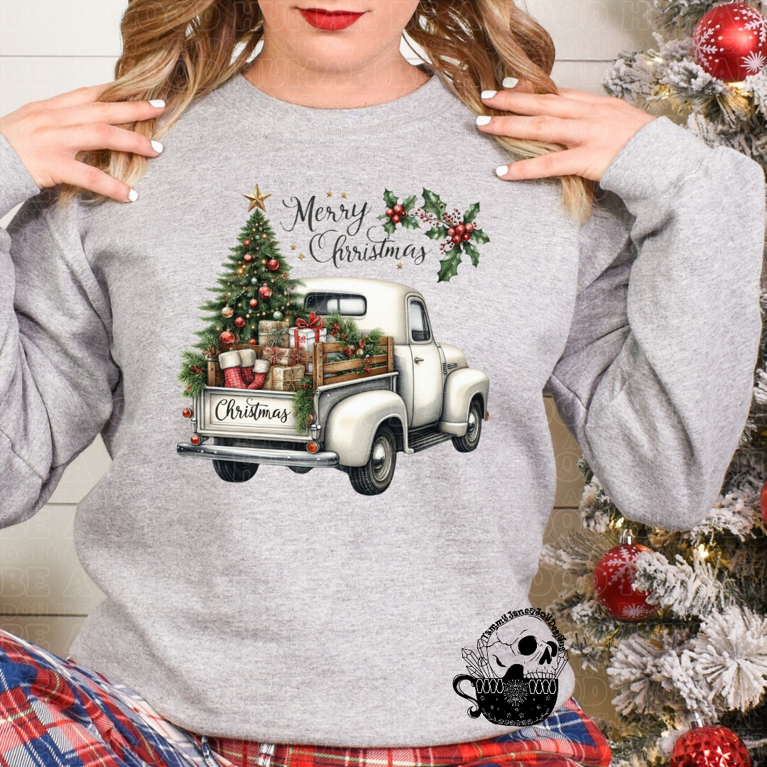 Merry Christmas Farm Truck