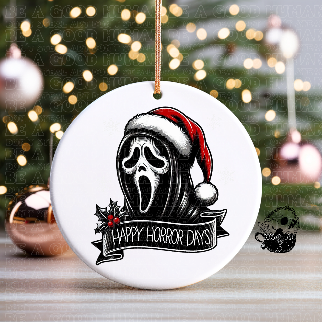 Happy Horror Days Ceramic Ornament