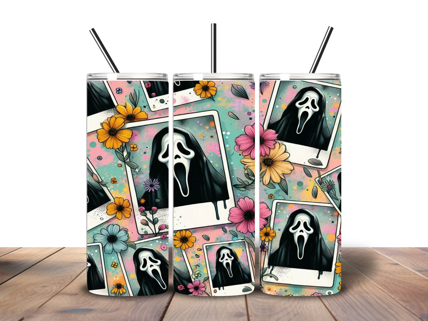 Scream Florals 20 oz Stainless Steel Tumbler