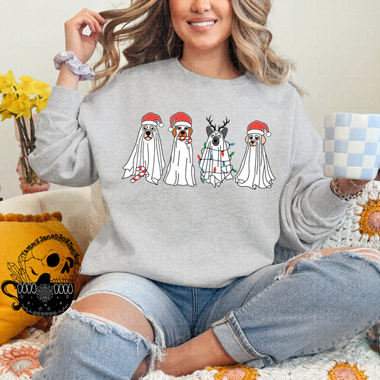 Christmas Ghost Dogs