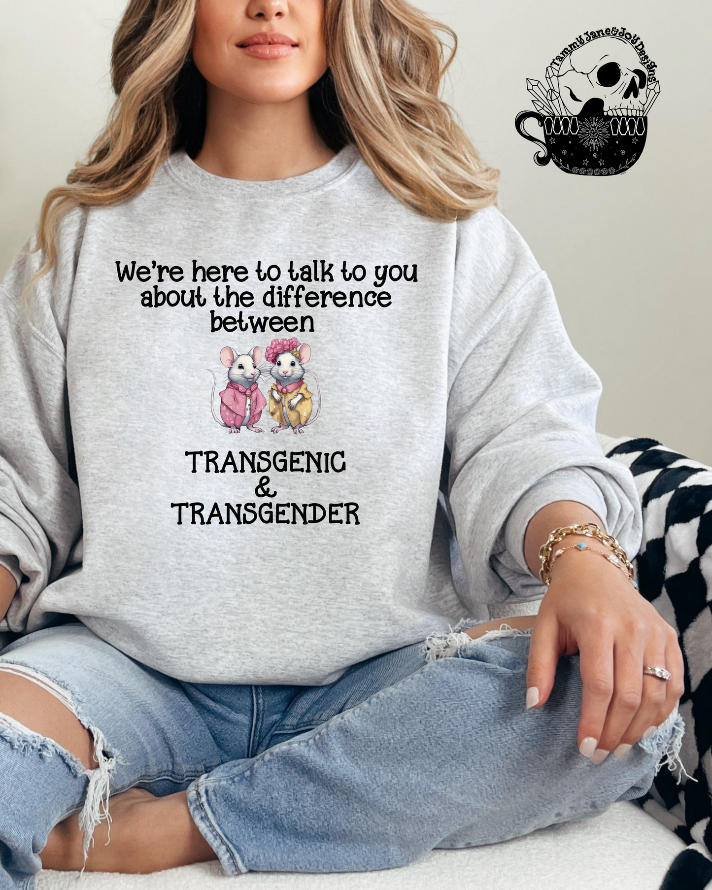 We're here to talk to you about the difference between transgenic & transgender