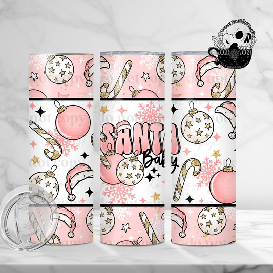 Santa Baby 20 oz Stainless Steel Tumbler