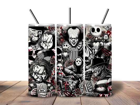 Horror Collage 20 oz Stainless Steel Tumbler