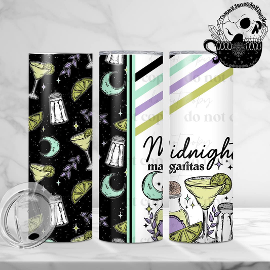 Midnight Margaritas 20 oz Stainless Steel Tumbler