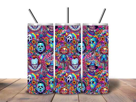 Horror Rainbow 20 oz Stainless Steel Tumbler