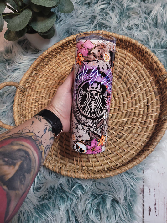 Spooky Vibes 20 oz Stainless Steel Tumbler