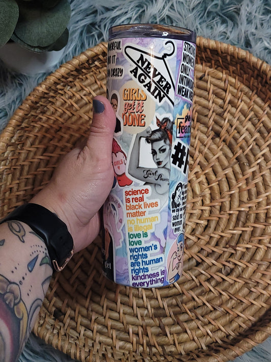 Strong Women 20 oz Stainless Steel Tumbler