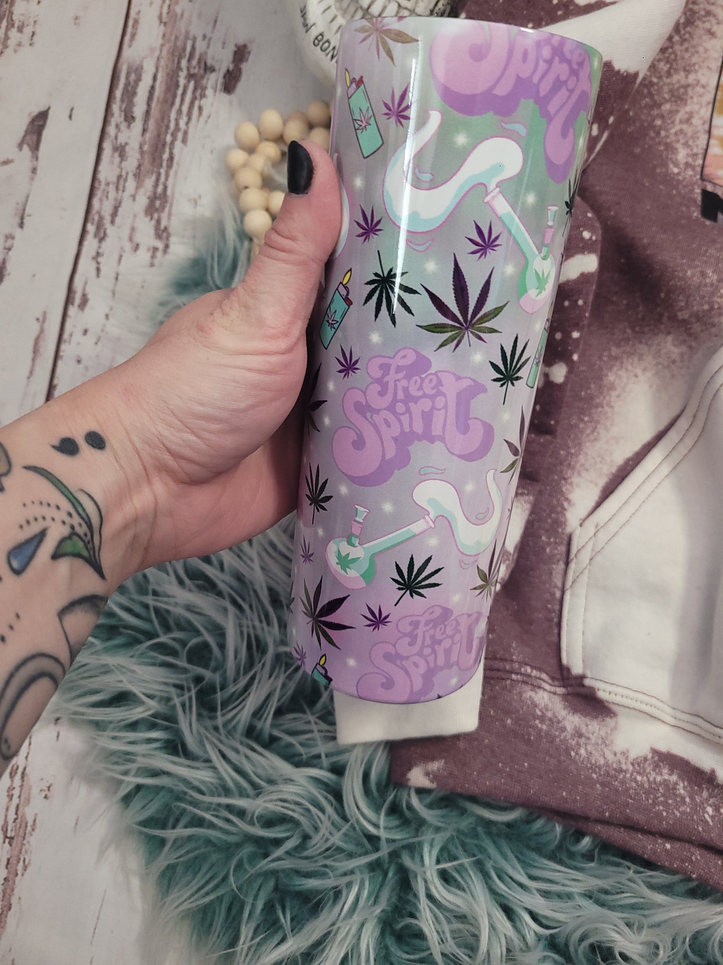 Free Sprit 20 oz Stainless Steel Tumbler