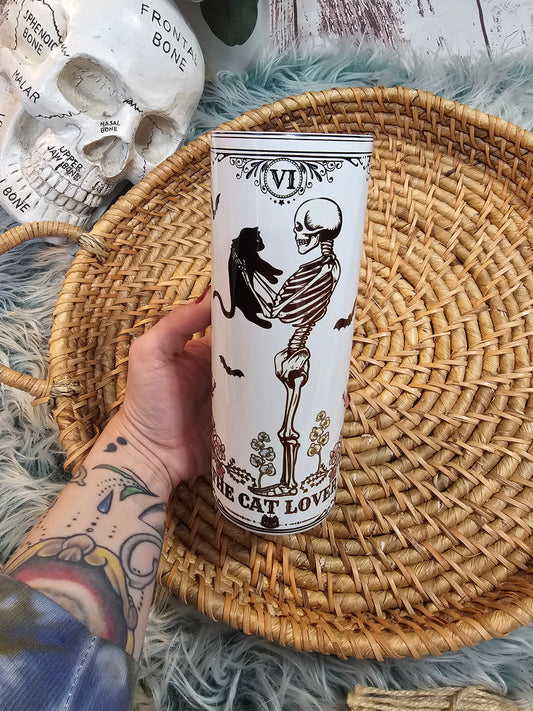 The Cat Lover Tarot 20 oz Stainless Steel Tumbler