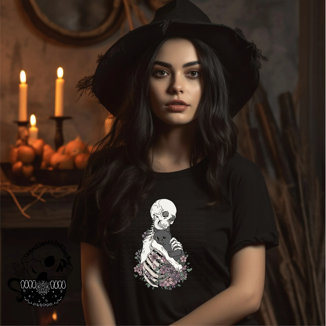 Black cat and Skellie