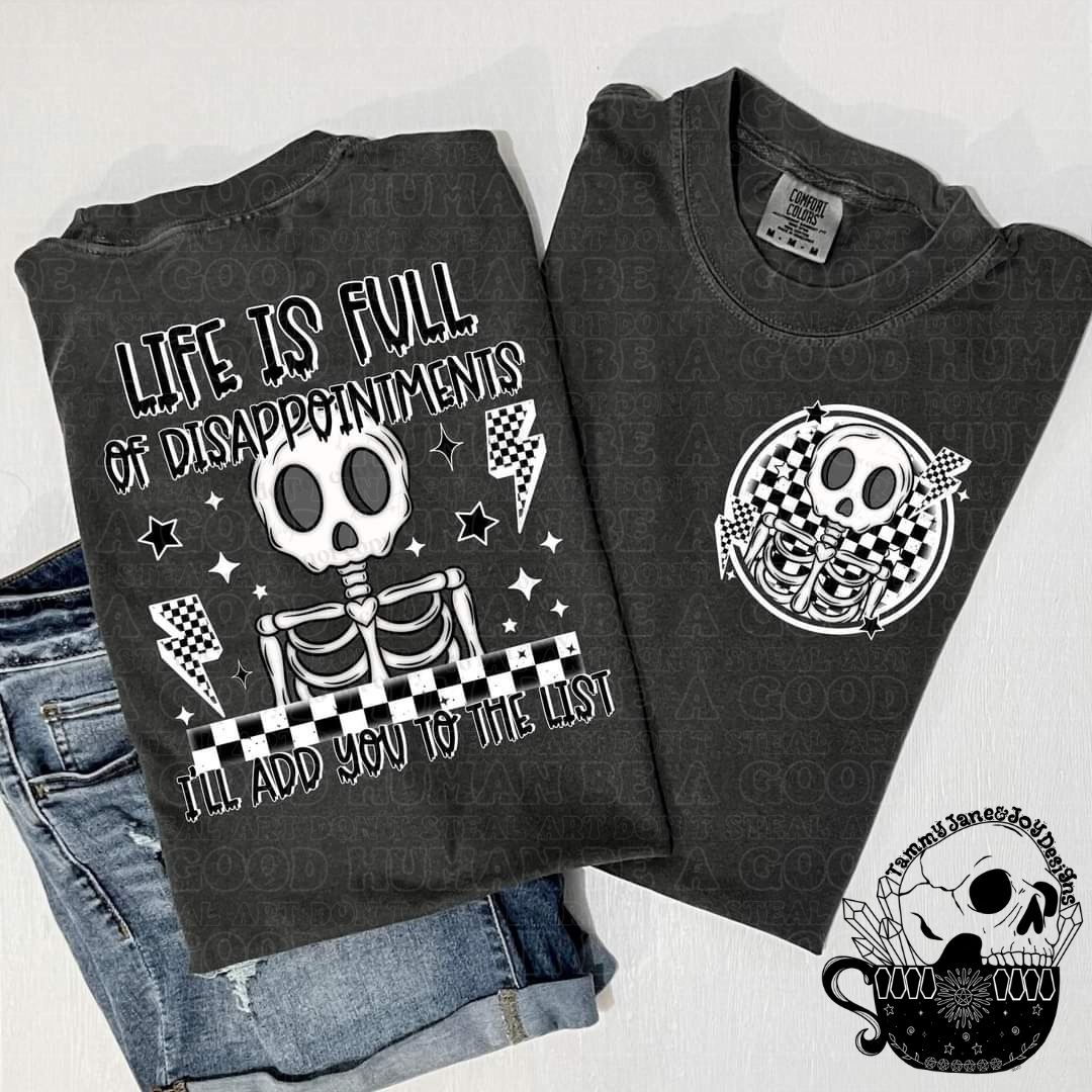 Life is full of disappointment