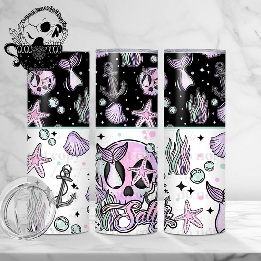Spooky Mermaid 20 oz Stainless Steel Tumbler