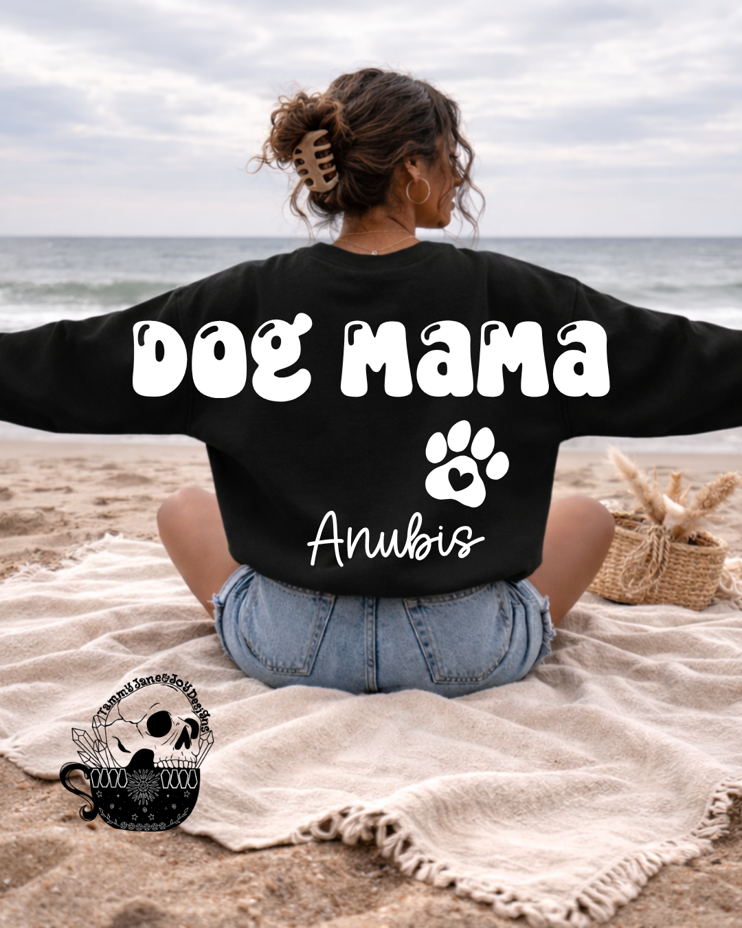 Customized Dog Mama Sweatshirt