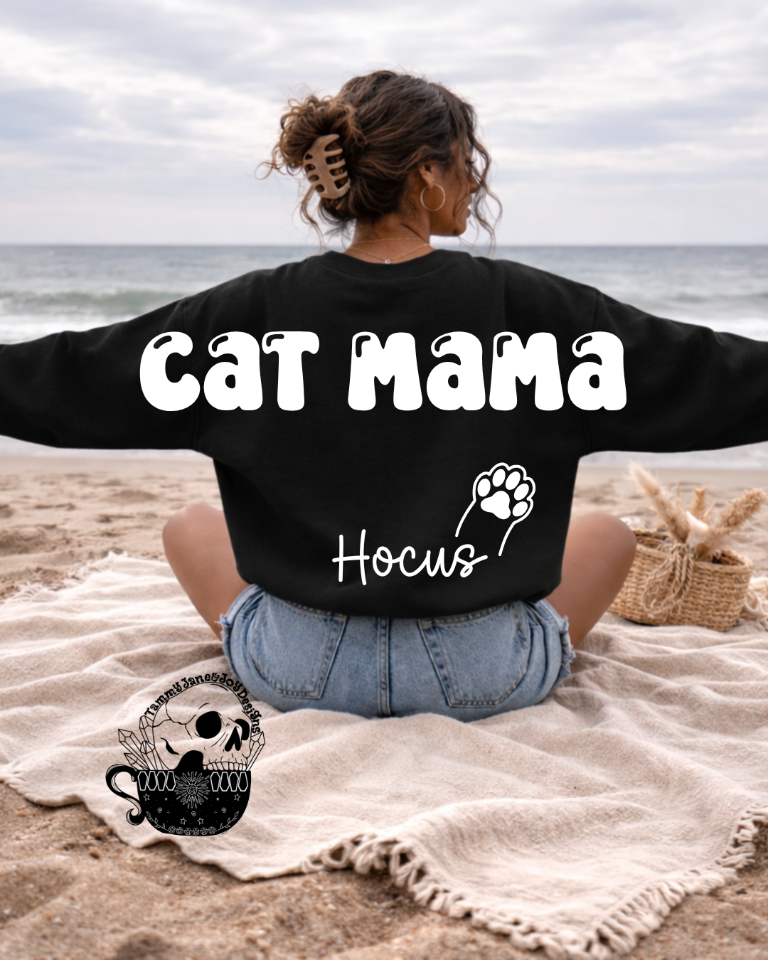 Customized Cat Mama Sweatshirt