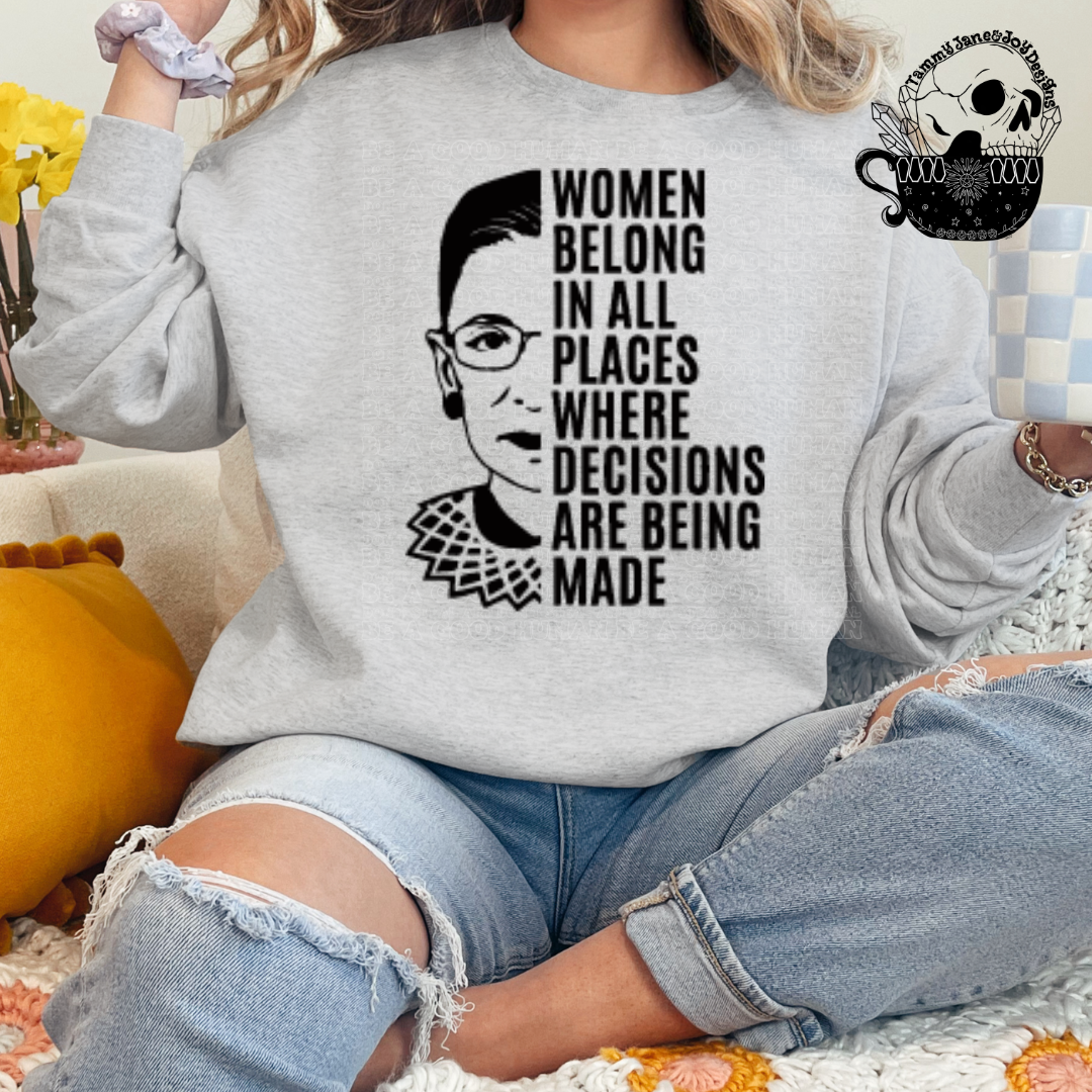Women Belong RBG