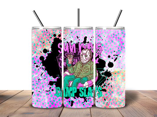 Sun Rays Camp Slays 20 oz Stainless Steel Tumbler