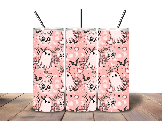 Girly Ghosts 20 oz Stainless Steel Tumbler