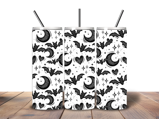 Love Bats 20 oz Stainless Steel Tumbler