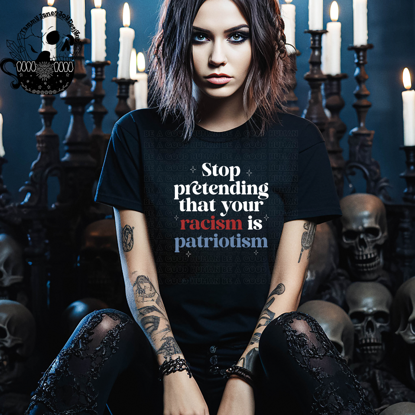 Stopped pretending that your racism is patriotism