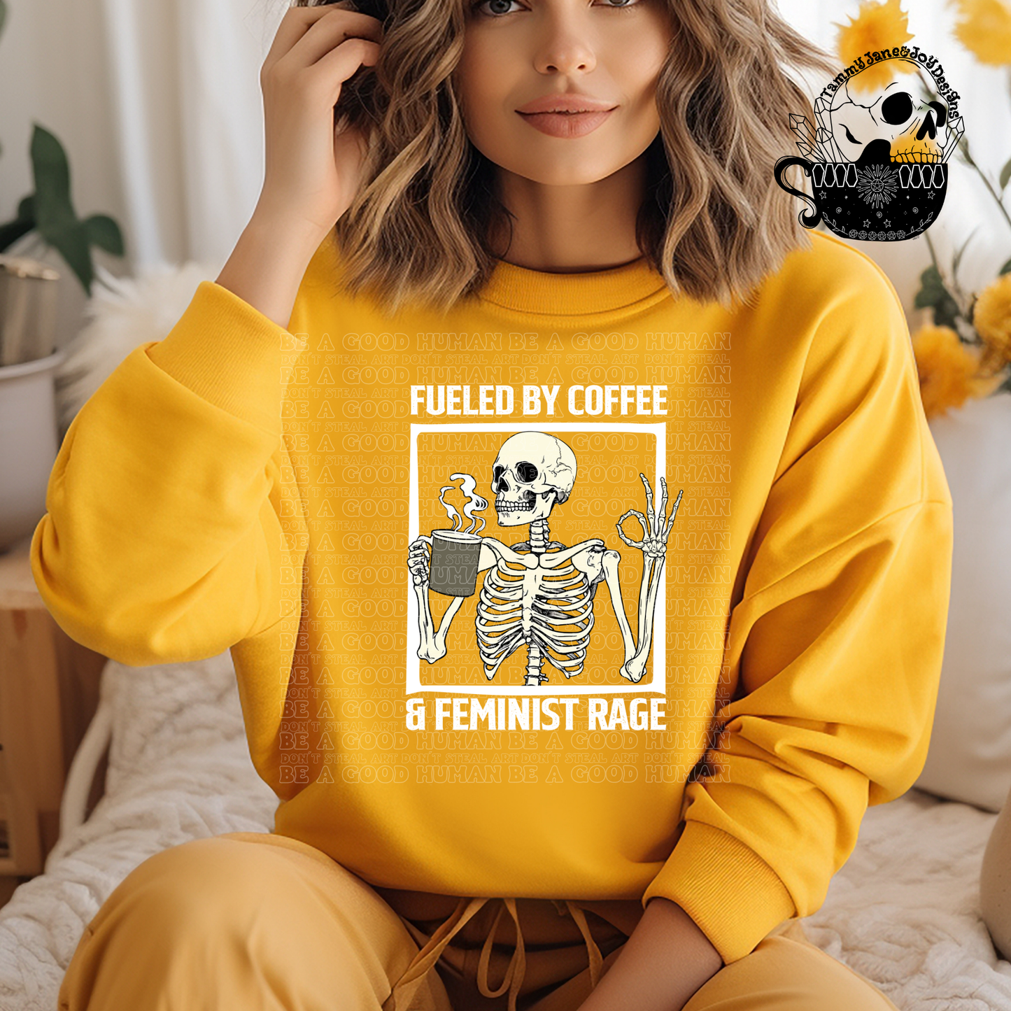 Fueled by coffee and feminist rage