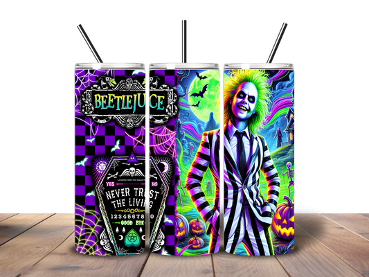 Never Trust the Living 20 oz Stainless Steel Tumbler