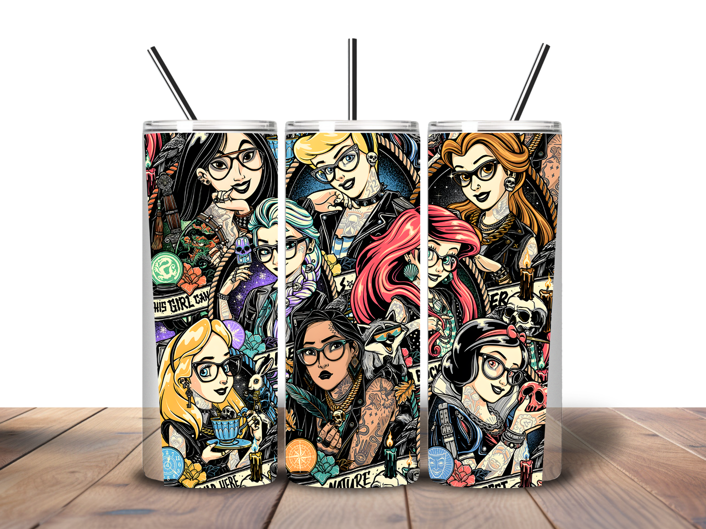 Tattooed Princess 20 oz Stainless Steel Tumbler