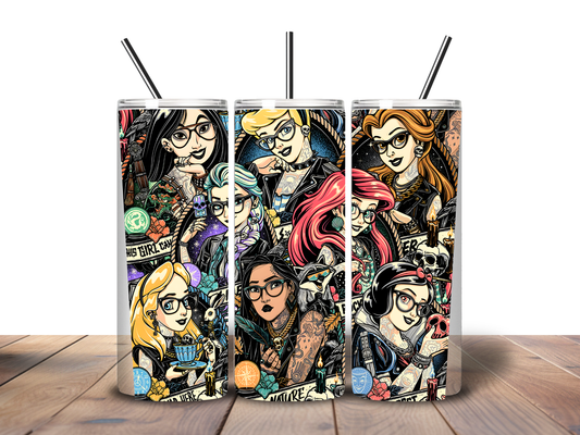 Tattooed Princess 20 oz Stainless Steel Tumbler