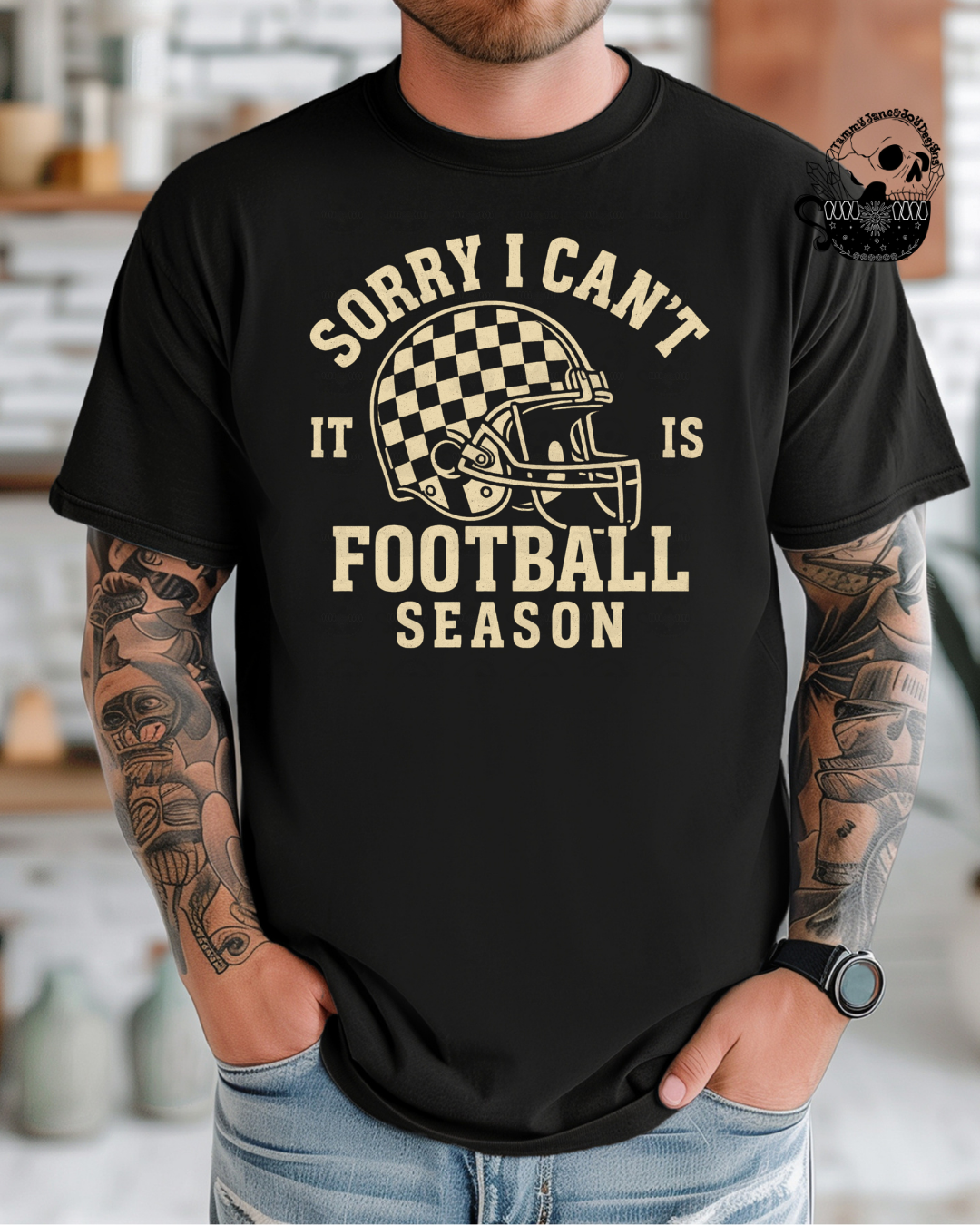 Sorry I Can't It's Football Season (gold)