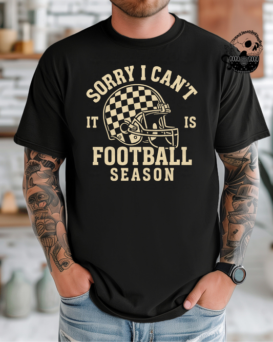 Sorry I Can't It's Football Season (gold)