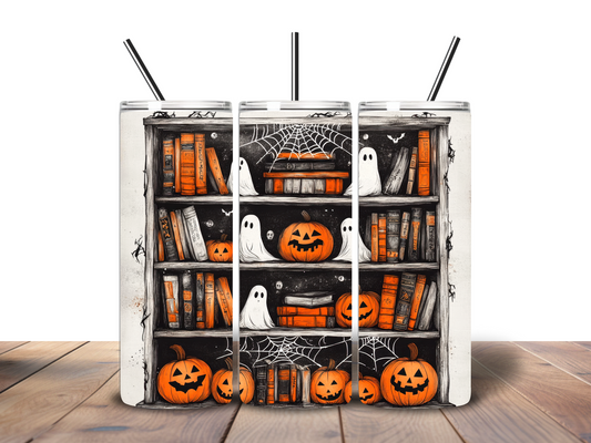 Books and Ghosts 20 oz Stainless Steel Tumbler