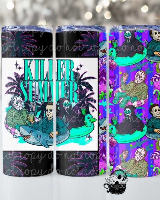 Killer Summer 20 oz Stainless Steel Tumbler