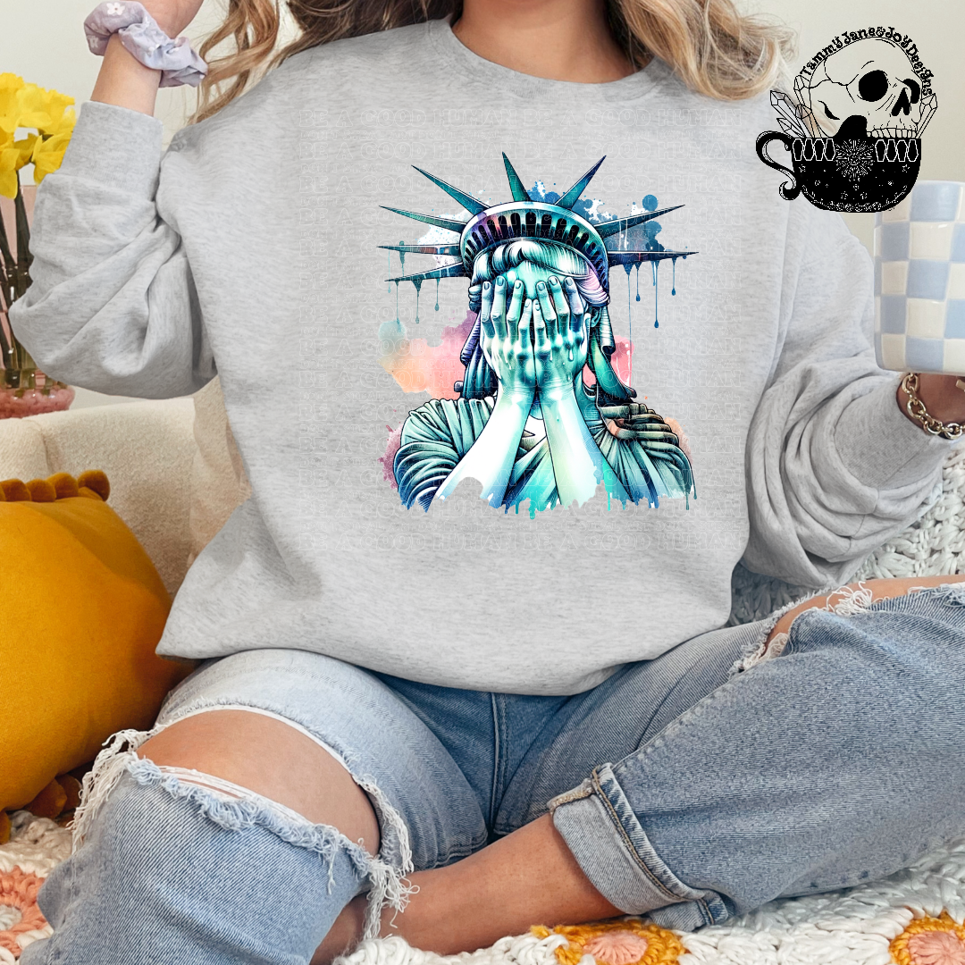 Weeping Lady Liberty