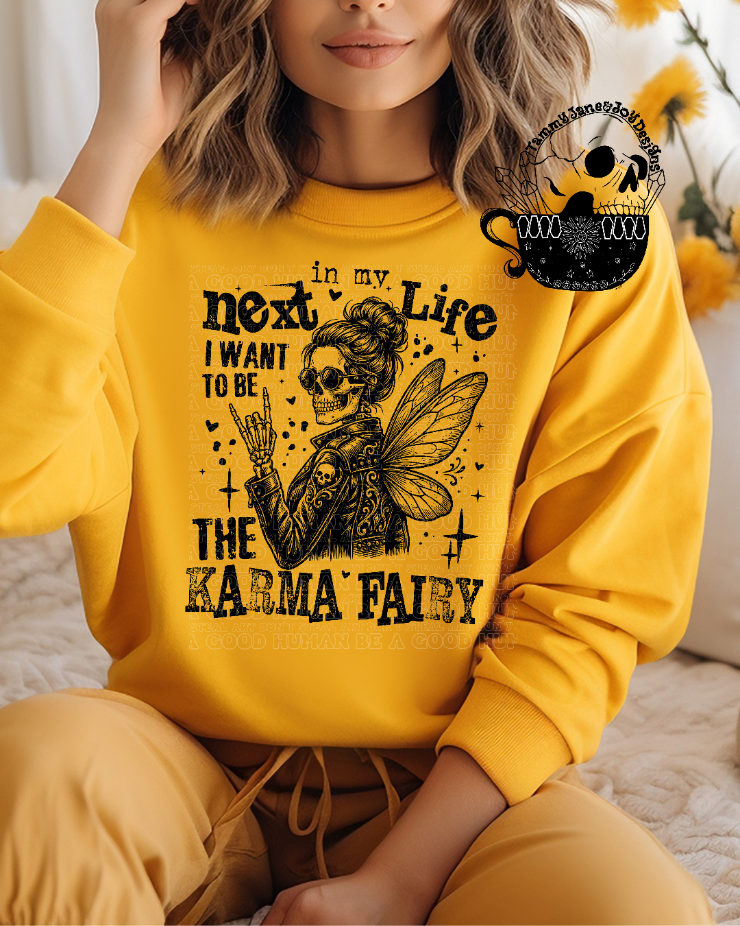 Karma Fairy (black design)