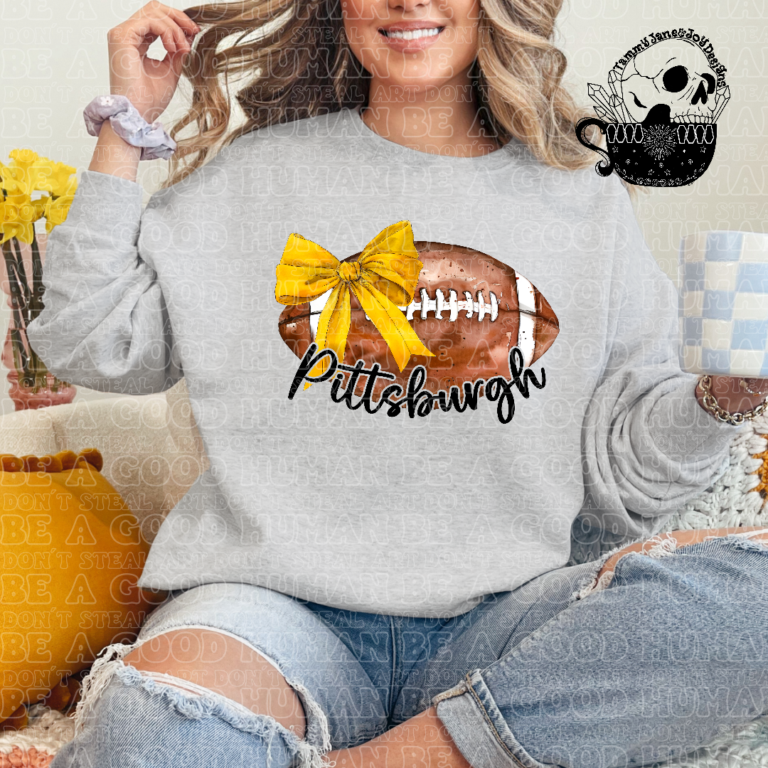 Pittsburgh Football Bow