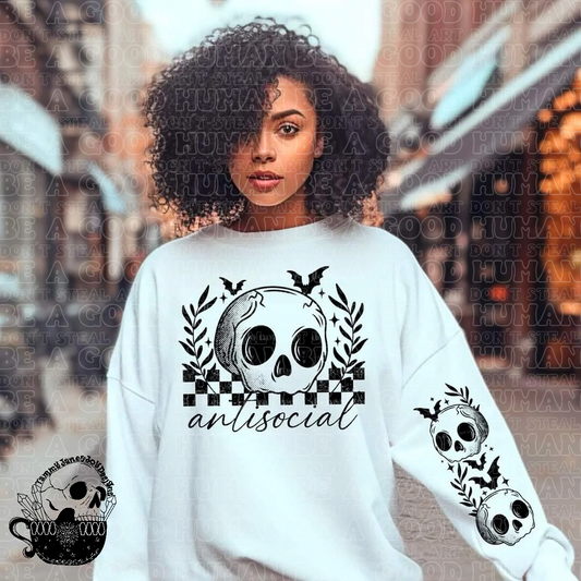 Antisocial Skellie Black