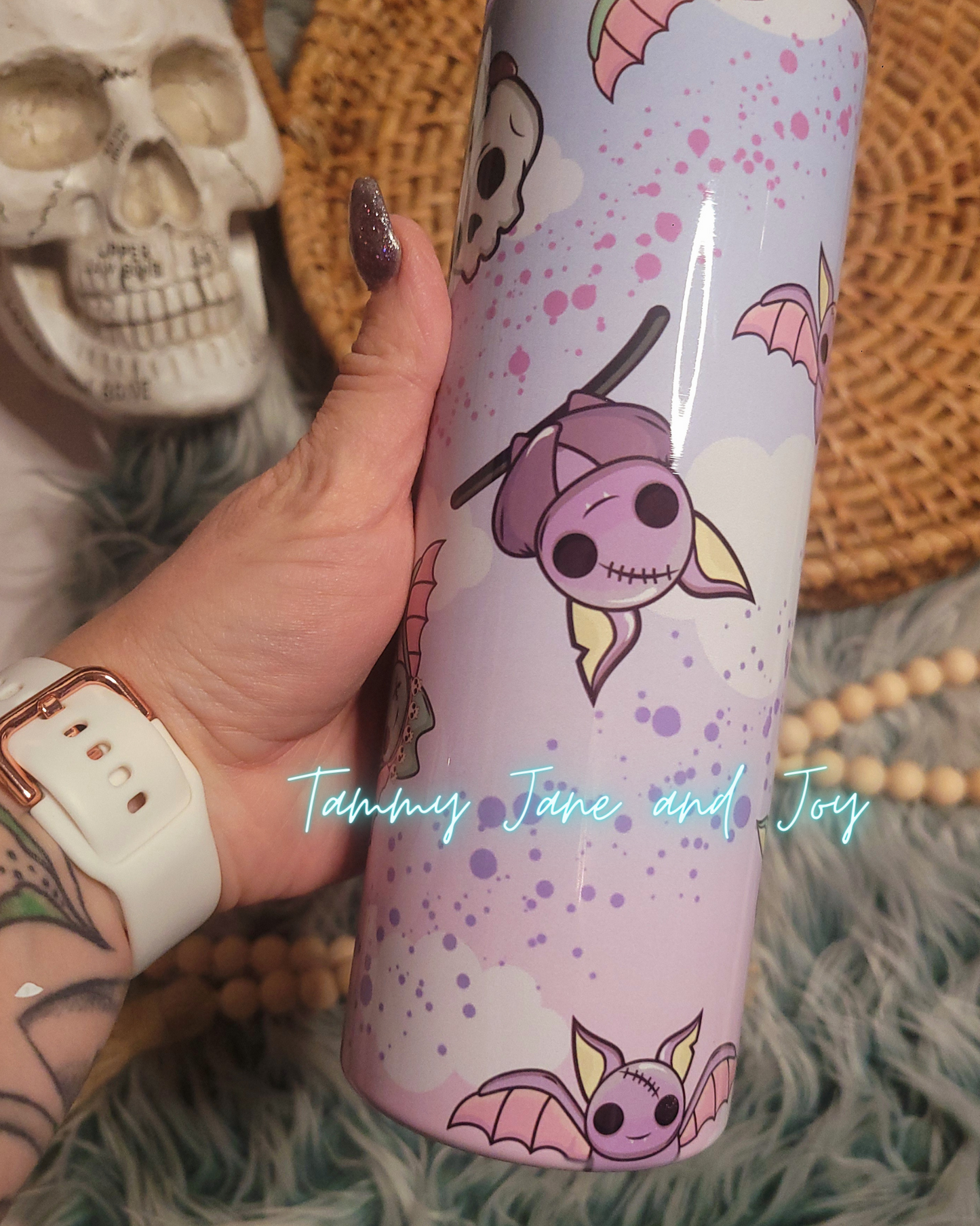 Pastel Bats Tumbler