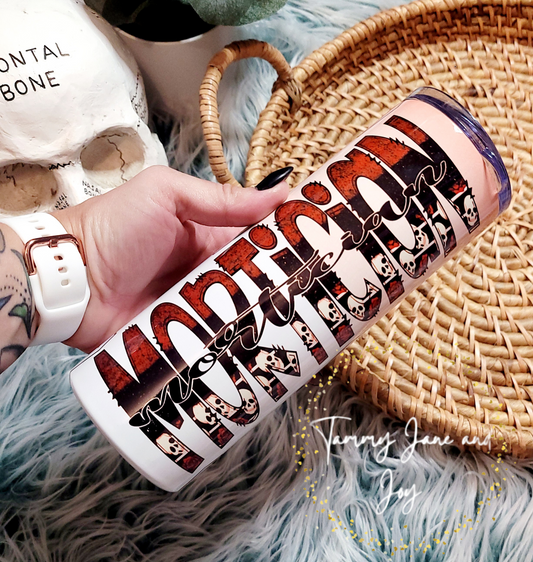 Mortician 20oz steel tumbler