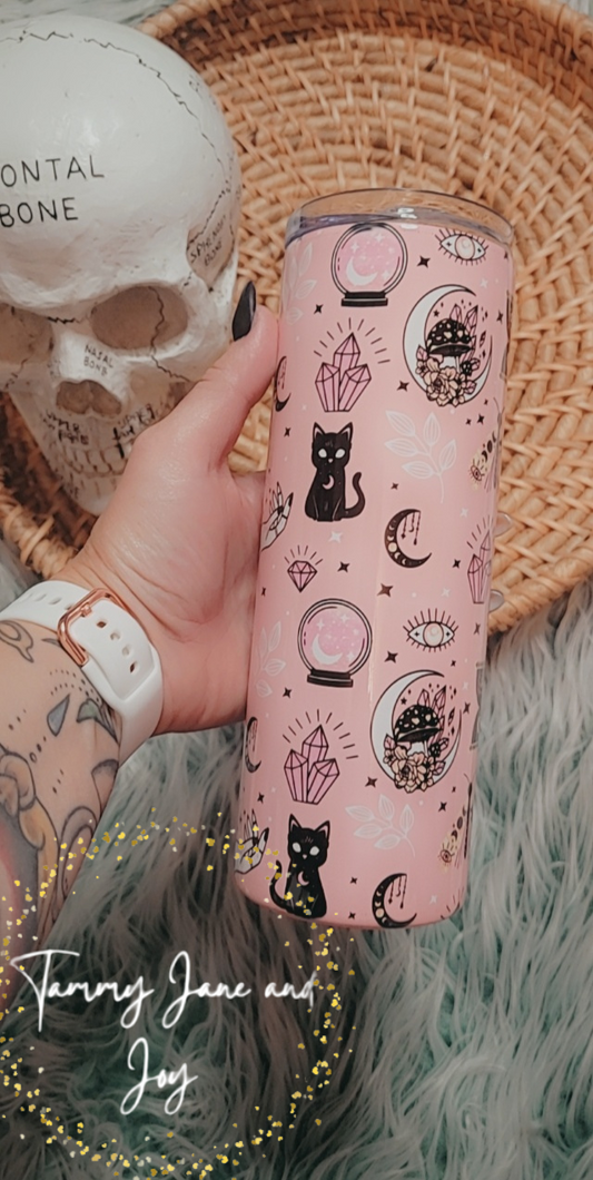 Witchy in Pink Tumbler