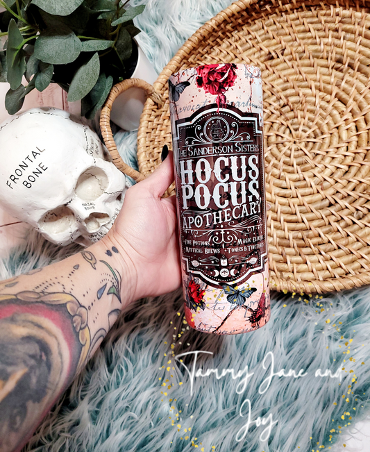 Hocus Pocus Apothecary Tumbler