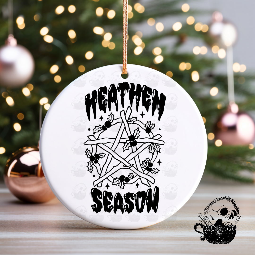 Heathen Season Ceramic Ornament