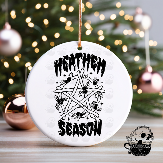 Heathen Season Ceramic Ornament