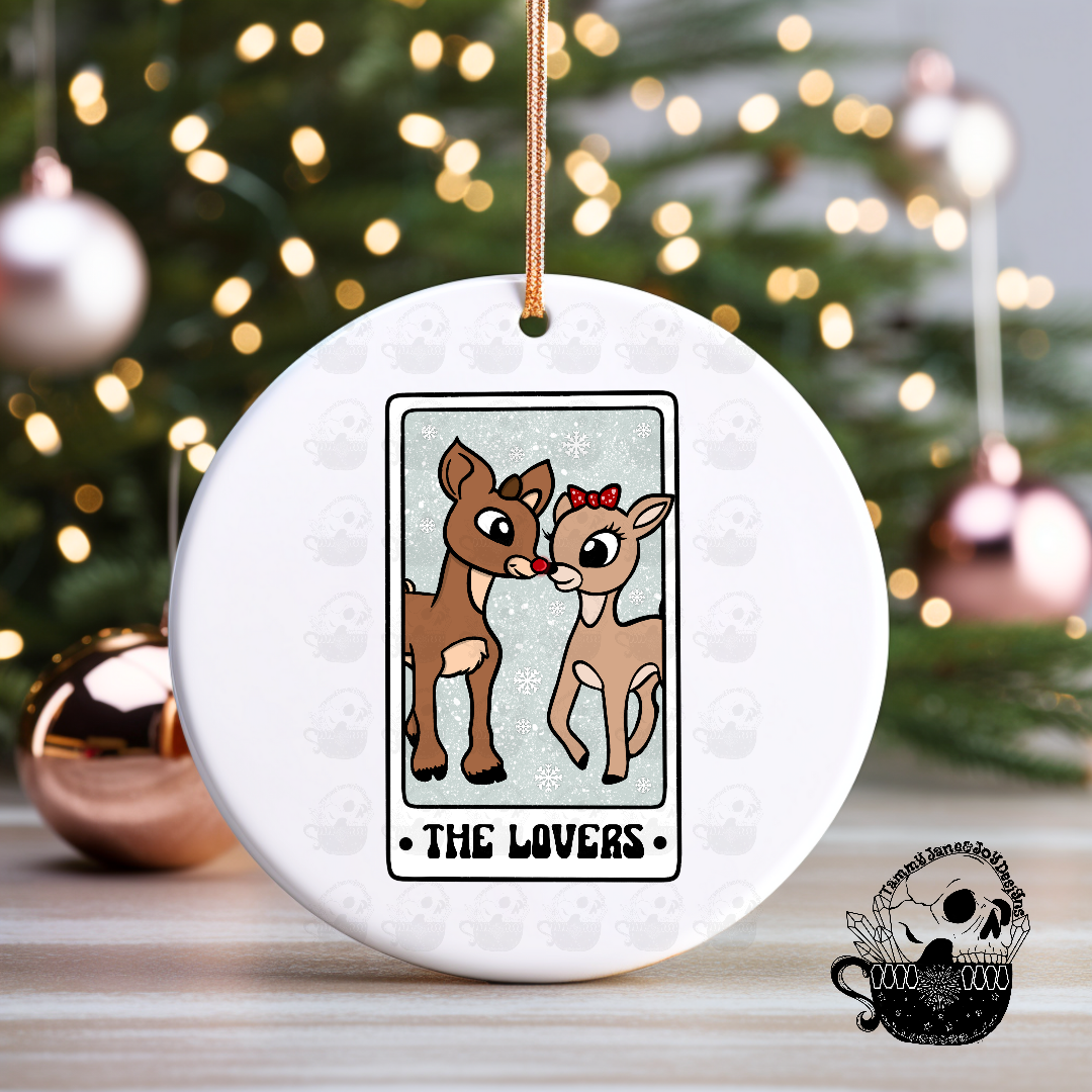 The Lovers Ceramic Ornament