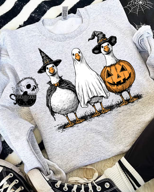 Halloween Geese Trio