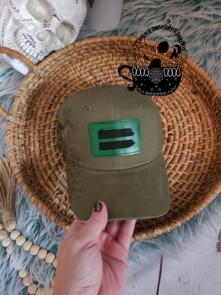 PA Thin Green Line Embroidered Buck Hat