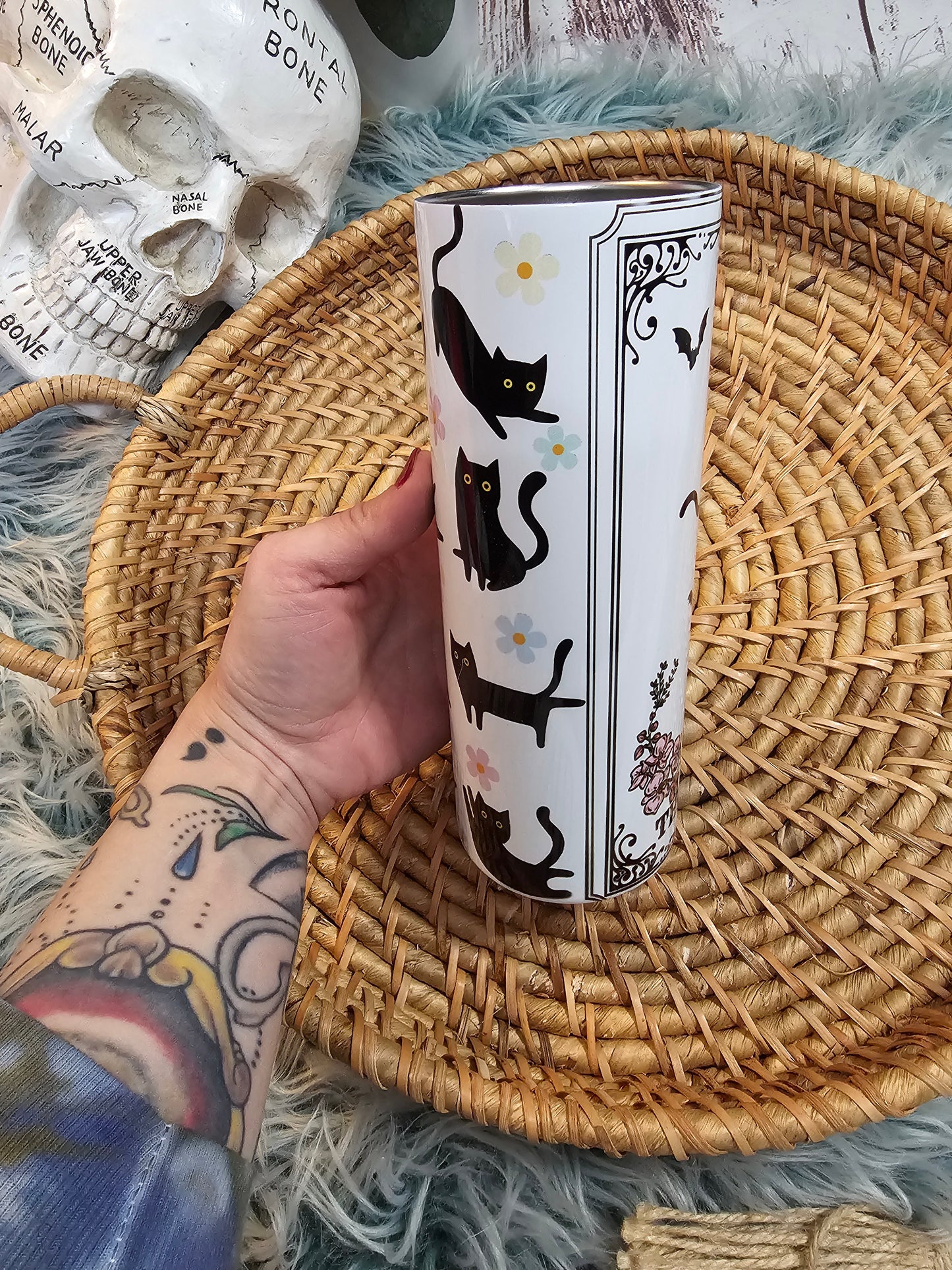 The Cat Lover Tarot 20 oz Stainless Steel Tumbler
