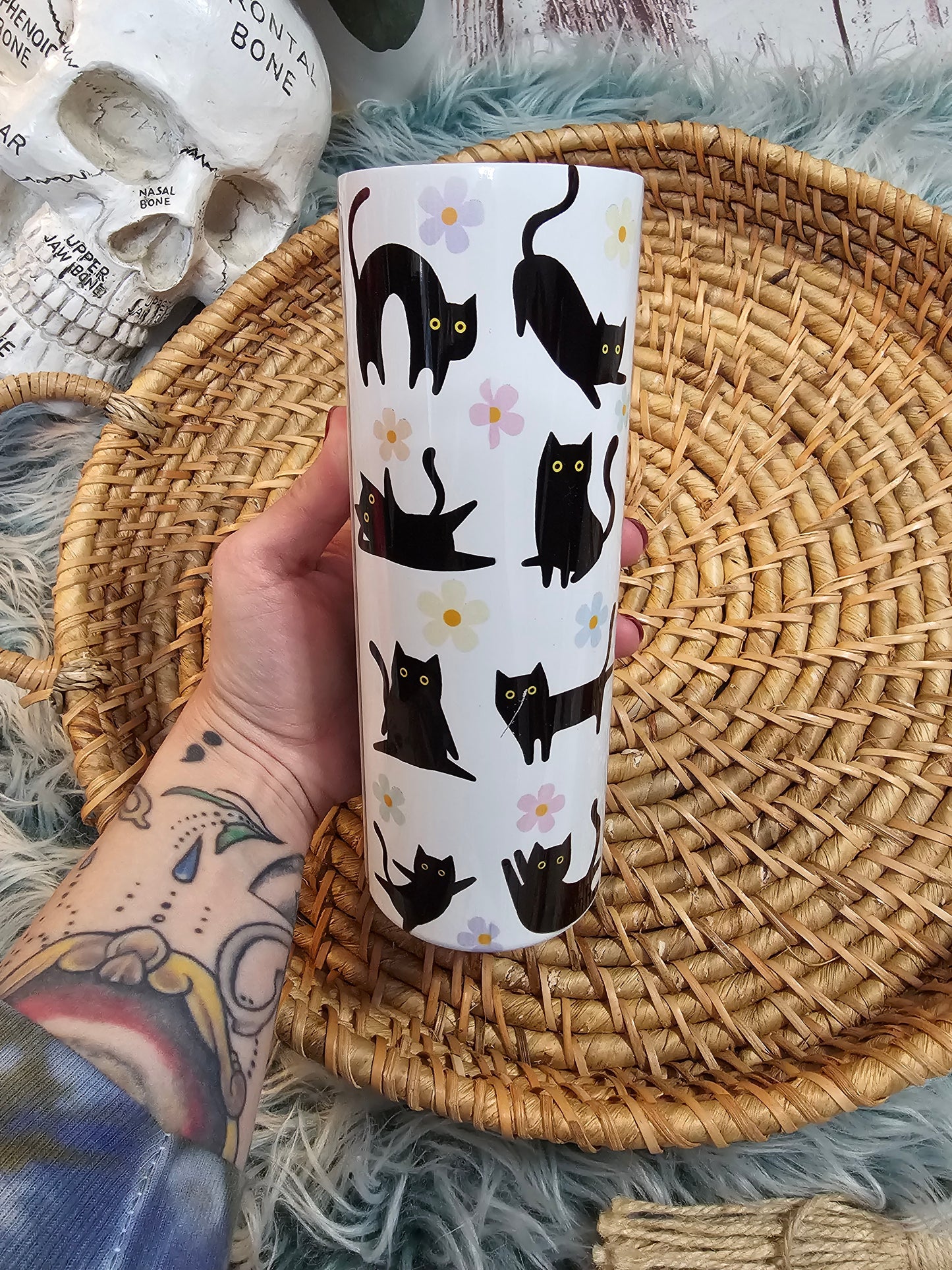 The Cat Lover Tarot 20 oz Stainless Steel Tumbler