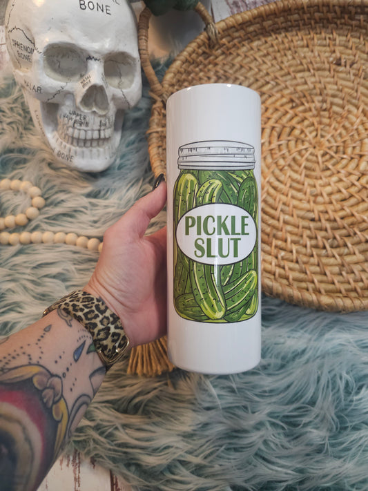 Pickle Slut 20 oz Stainless Steel Tumbler
