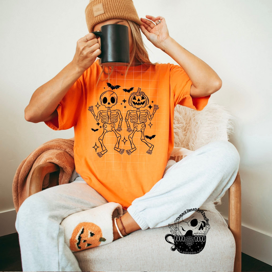 Dancing Skelly Friends Black