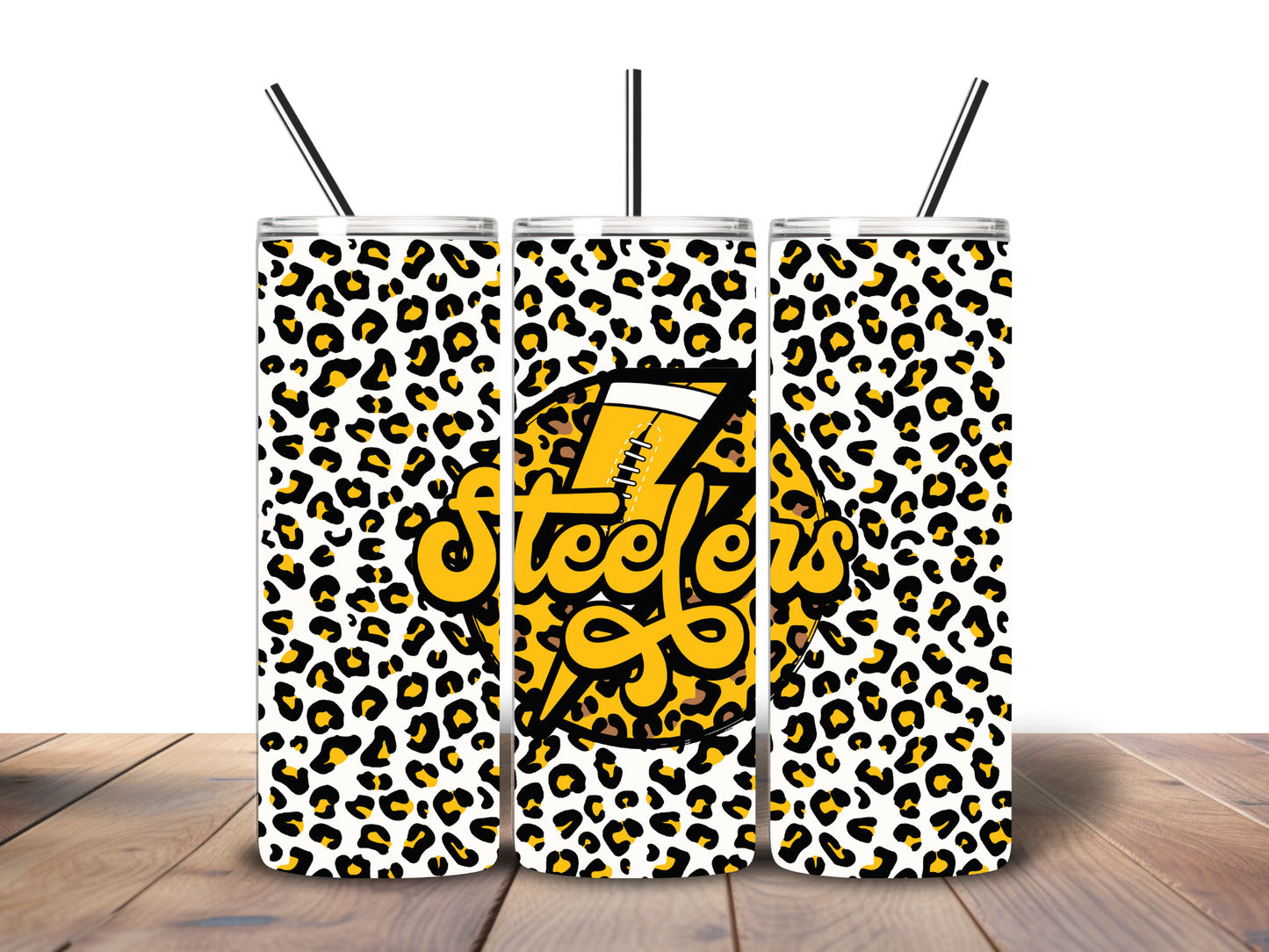 Steelers 20 oz Stainless Steel Tumbler