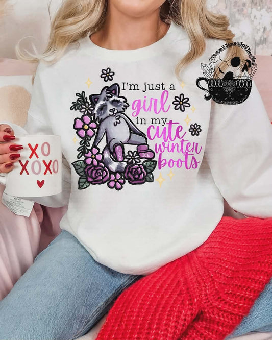 I’m just a girl in my cute winter boots (Fuck ICE)